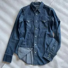 RALPH LAUREN デニム ウエスタンシャツ 【2】　長袖　スナップホダン