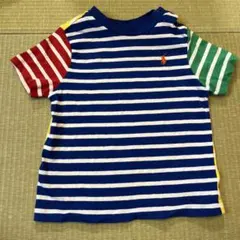 ラルフローレン カラフルボーダー Tシャツ 12M 80全然