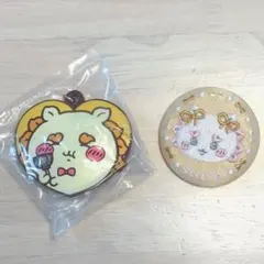 【新品未使用品】ちいかわ　ラバーマスコット・刺繍缶バッチ　シーサー2点セット