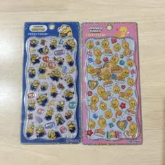 プチドロップステッカー　ミニオンズ　ミニオン　トゥイーティー