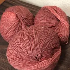 グラデーションアルパカヤーン3玉 ピンク系