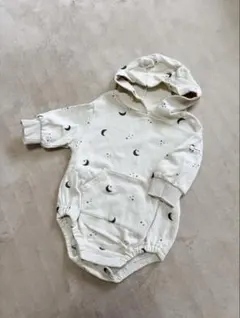 PUPPAPUPO 長袖くま耳ロンパース