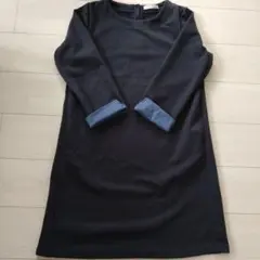 長袖チュニック ダークグレー