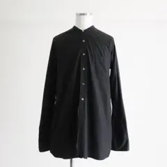 Suns Limite バンドカラー　ダブルカブスシャツ　ブラックのサムネイル