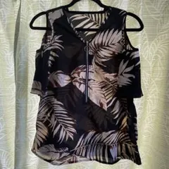 花柄 長袖 シャツ