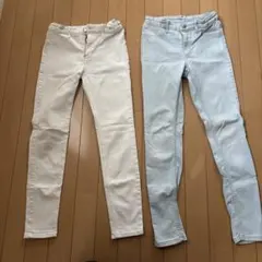 スキニーパンツ 2枚セット