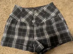 one way　チェック柄　ショートパンツ　 Sサイズ　レディース　美脚