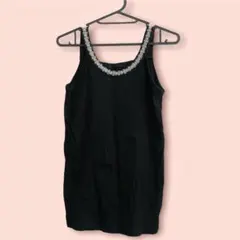 JEANASiS ジーナシス ビーズレーヤードタンクトップ