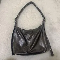 TINA:JOJUN ティーナジョジュン ダブルバックルバッグ ブラウン