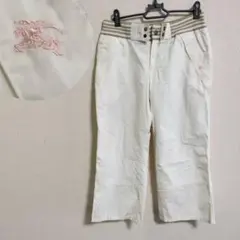 バーバリーブルーレーベル　ホース　刺繍ジャージ　ハーフパンツ　ジム　ルームウェア