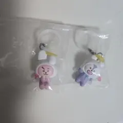 BT21 めじるしアクセサリー エンジェルver COOKY MANG 2個