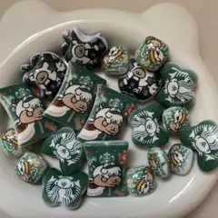 スターバックス風キャラクタービーズセット
