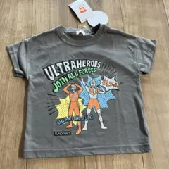 ✨新品✨ウルトラマン　　プリント　グレー　半袖Tシャツ　100