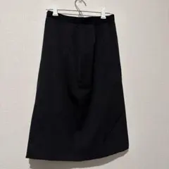 フォーマル　ブラック　黒　ウール　スカート　スーツ