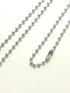 サージカルステンレス ボールチェーンネックレス