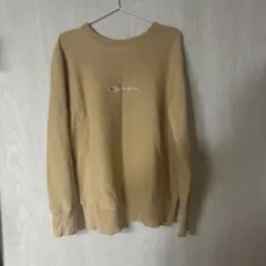 【専用】Champion ベージュ ロゴ入り トレーナー