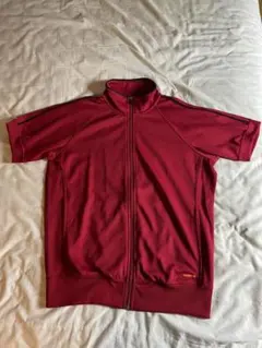 レア【匿名配送】UNIQLO ユニクロ　半袖 ジャージ DRYフルジップ