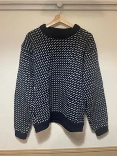 【美品】80s L.L.bean エルエルビーン バーズアイニット　ネイビー