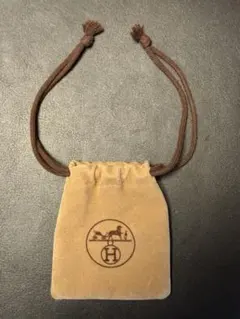 HERMES ヘリンボーン巾着袋 クッション付き - メルカリ