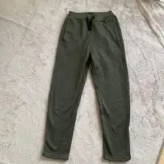 GU フリースパンツ 150 オリーブグリーン