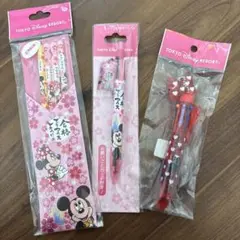 東京ディズニーリゾート　ミッキーミニー　ボールペン&シャーペン&えんぴつセット