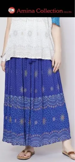 《タグ付き♡新品》チャイハネ　ステーリアスカート　ブルーのサムネイル