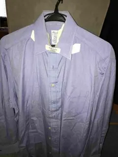 ブルックスブラザース　ブルードレスシャツ　ダブルカフス