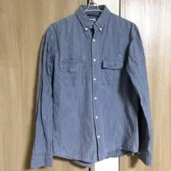 美品 アーノルドパーマー タイムレス ダンガリーシャツ 4 XL ブルー 傘ロゴのサムネイル