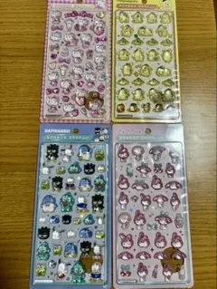 【正規品】ボンボンドロップシール サンリオ　4シートセット