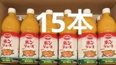 第12弾　ポンジュース800ml 15本　うんしゅうみかん(国産)のサムネイル