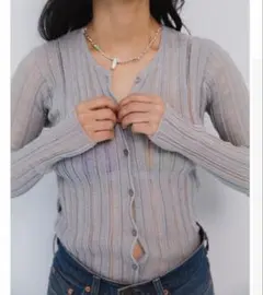 3/6まで値下げ】Heve ヘイヴ Tinker Knit gray グレー - メルカリ