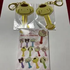 サンリオ ポムポムプリン 不二家 チョコレート アクリルチャーム