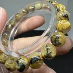 027 ゴールド タイチン ルチル クォーツ パワーストーン 浄化 財運