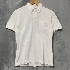 L1978 PaulSmith ボタンダウンポロシャツ サイズM 화이트