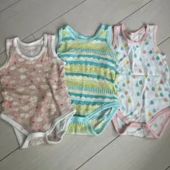 ベビー肌着 3枚セット メッシュ