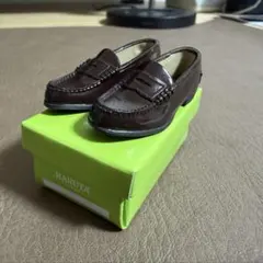 HARUTA ハルタ ガチャ ローファー茶　ミニチュア