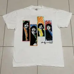 限定セールＬ★アンディーウォーホール×ビートルズ★ポップアートTシャツ白
