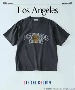 新品　オフ・ザ・コート バイ NBA 別注 プリントTシャツ　ジャーナルスタンドのサムネイル