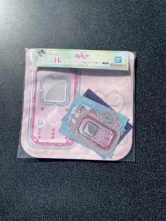 一番くじプリキュア H賞ジッパーバッグ＆ステッカー【フレッシュプリキュア】