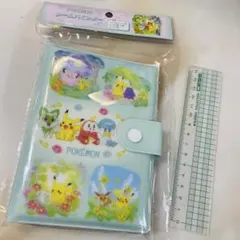 希少　レア　ポケモン シールバインダー 水色　6穴