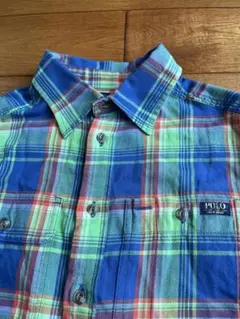 Polo Ralph Lauren チェック柄長袖シャツ S(140)