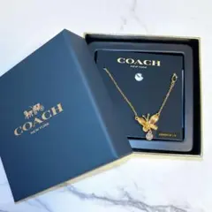 COACH ネックレス 蝶々 ゴールドのサムネイル