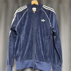 adidasオリジナルス ベロアトラックジャケット ダブルジップ