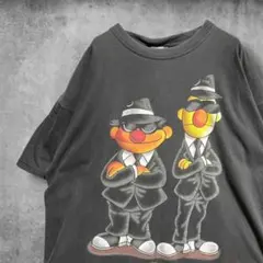 セサミストリート ヴィンテージTシャツ グレー BTSジンくん着用 L