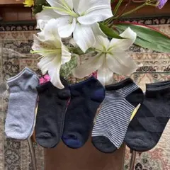 アンクルソックス 5足セット　23〜25新品