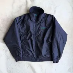 トライマウンテン 裏ボア ウォームアップジャケット 2XL 企業ロゴ ネイビー