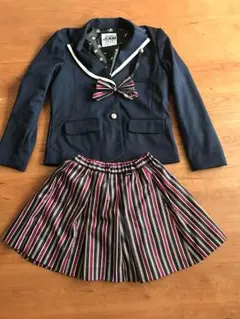 女の子 JENNI ジャケット、スカート、リボンタイのサムネイル