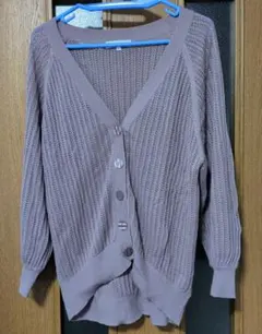 グローバルワーク カーディガン 紫