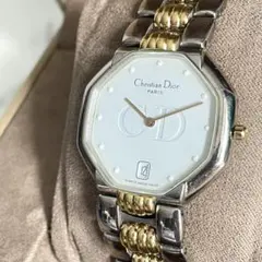 稼動 極美品 Christian Dior 45-204 オクタゴン デイト - メルカリ