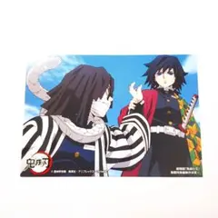 * 鬼滅の刃　17巻　特典　イラストカード　ブロマイド　伊黒&冨岡 *